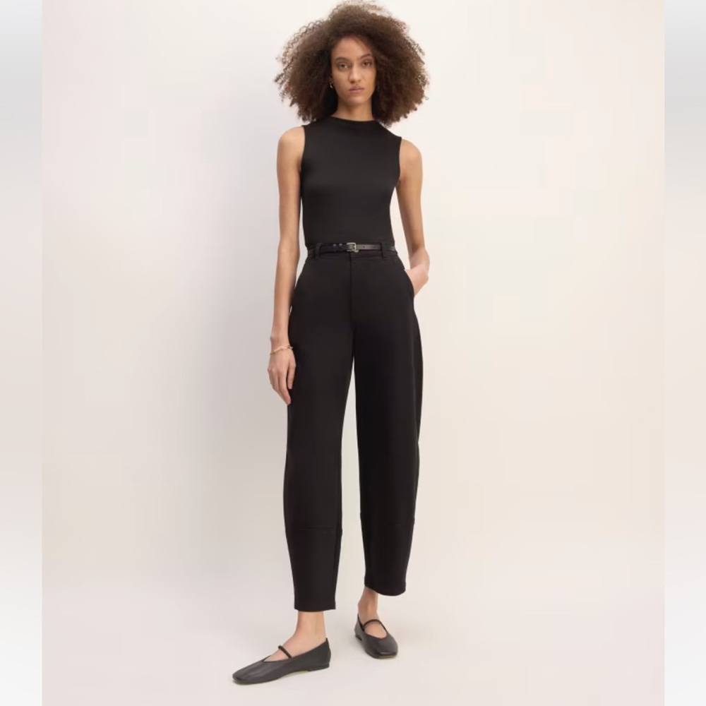Everlane The Utility Barrel Pants Black Size 0